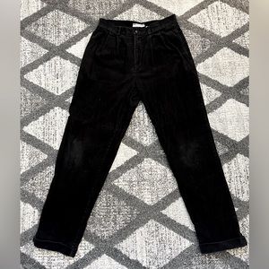 Black cuffed Corduroy Old Navy pants